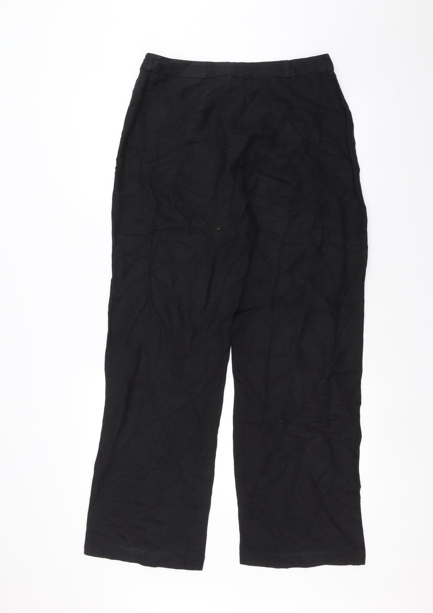 Wallis Womens Black   Trousers  Size 12 L27 in