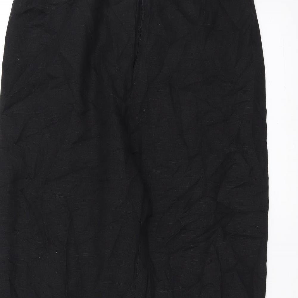 Wallis Womens Black   Trousers  Size 12 L27 in