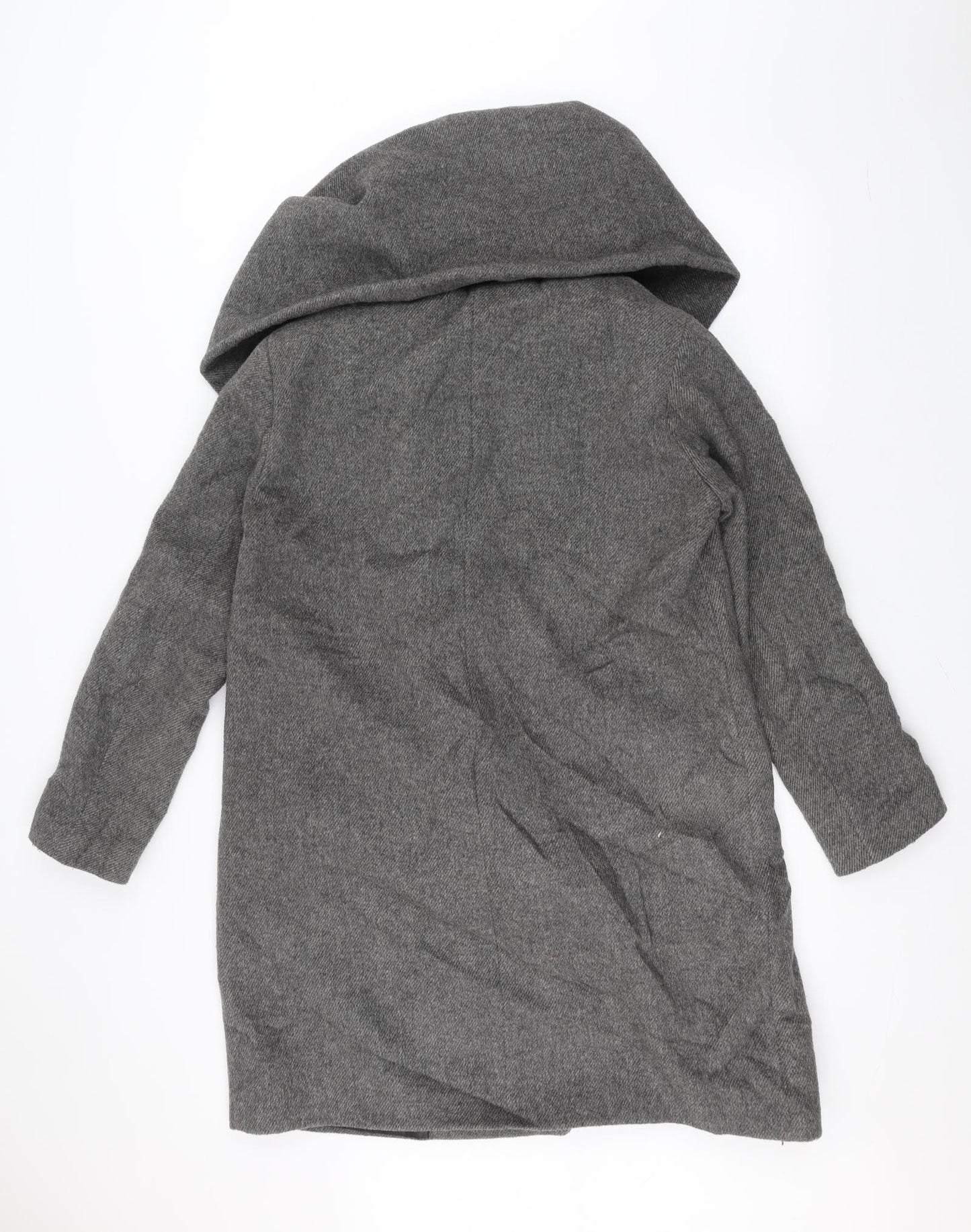 Zara Womens Grey   Overcoat Coat Size L