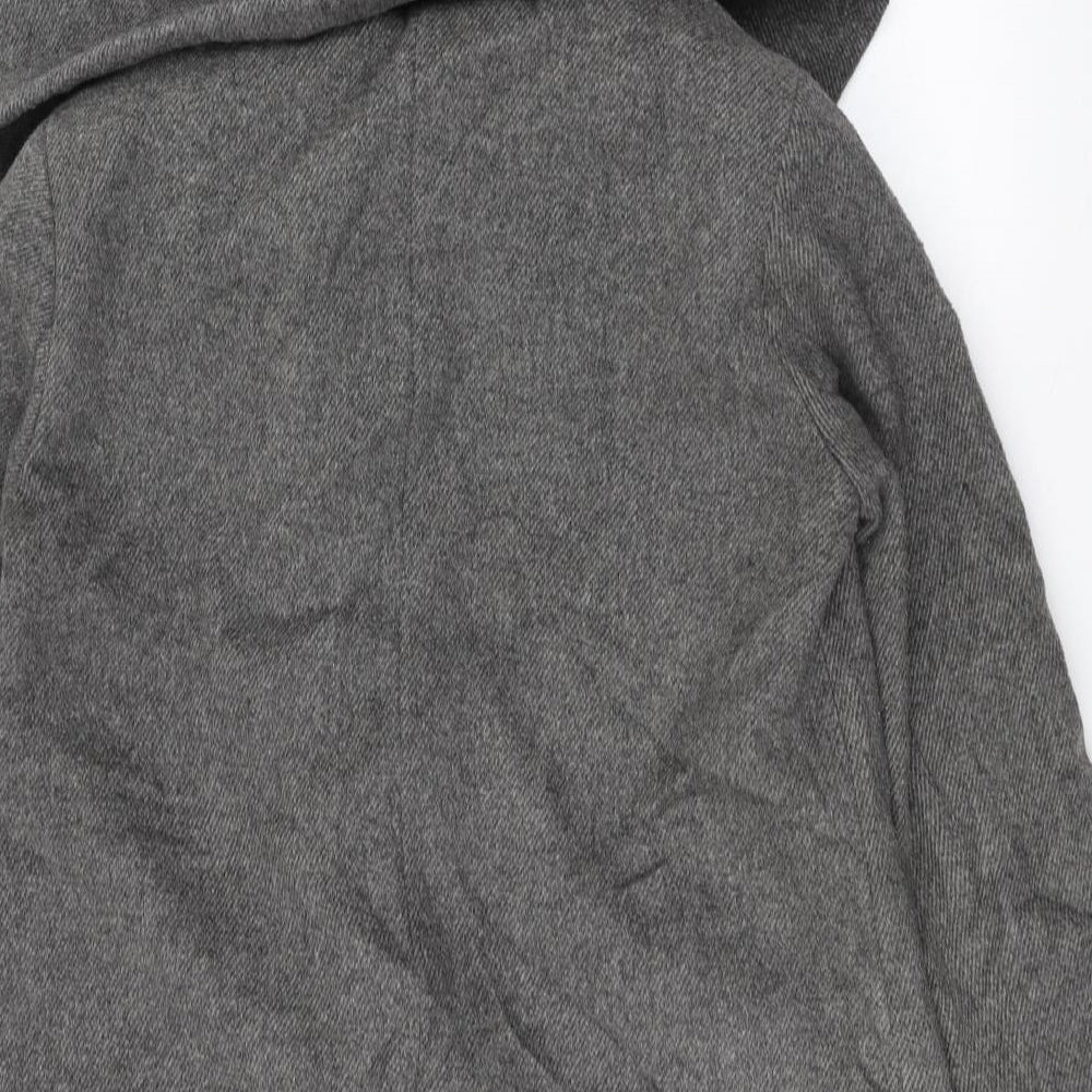 Zara Womens Grey   Overcoat Coat Size L