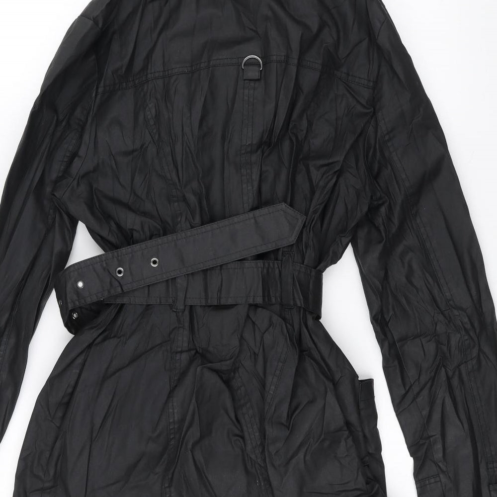 F&F Womens Black   Overcoat Coat Size 20