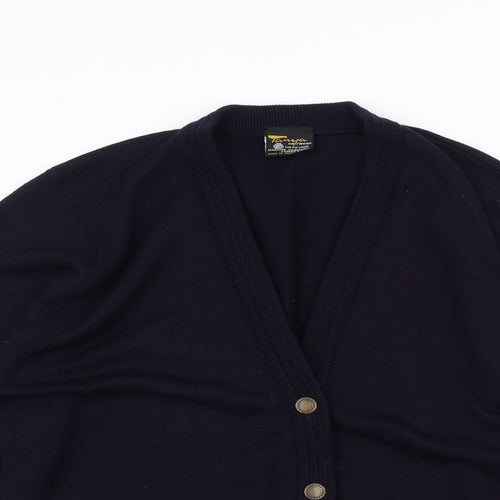 Tanya Womens Blue   Jacket Coatigan Size L