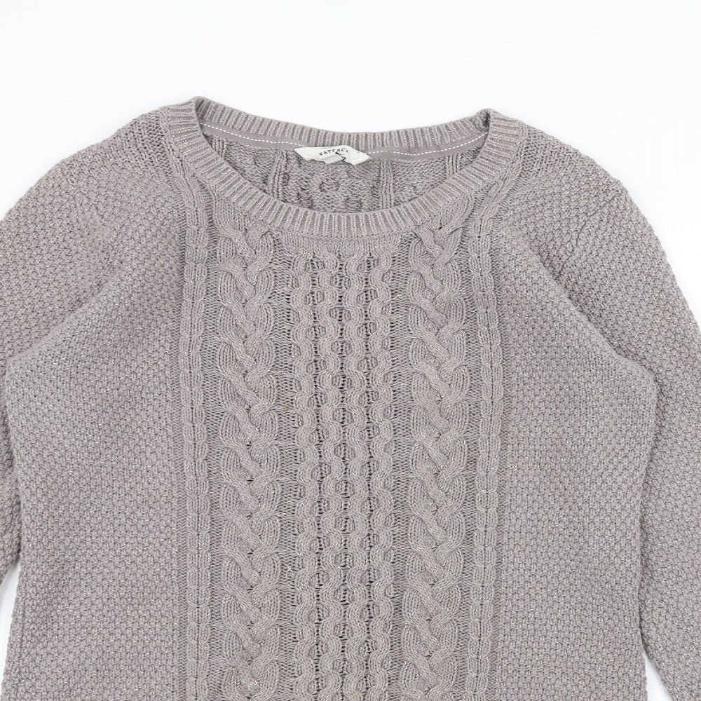 Fat Face Womens Grey   Pullover Jumper Size 10