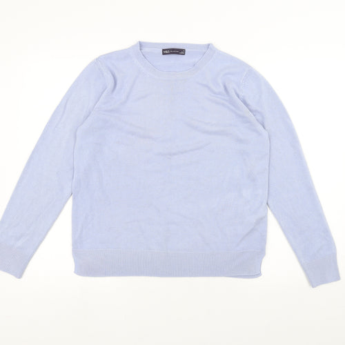 Marks and Spencer Womens Blue   Pullover Jumper Size 14
