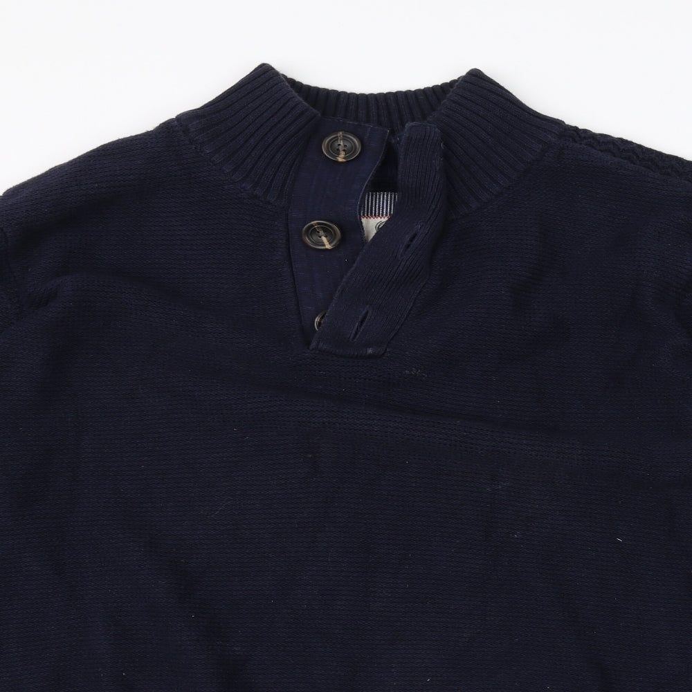 Fat Face Mens Blue   Pullover Jumper Size L