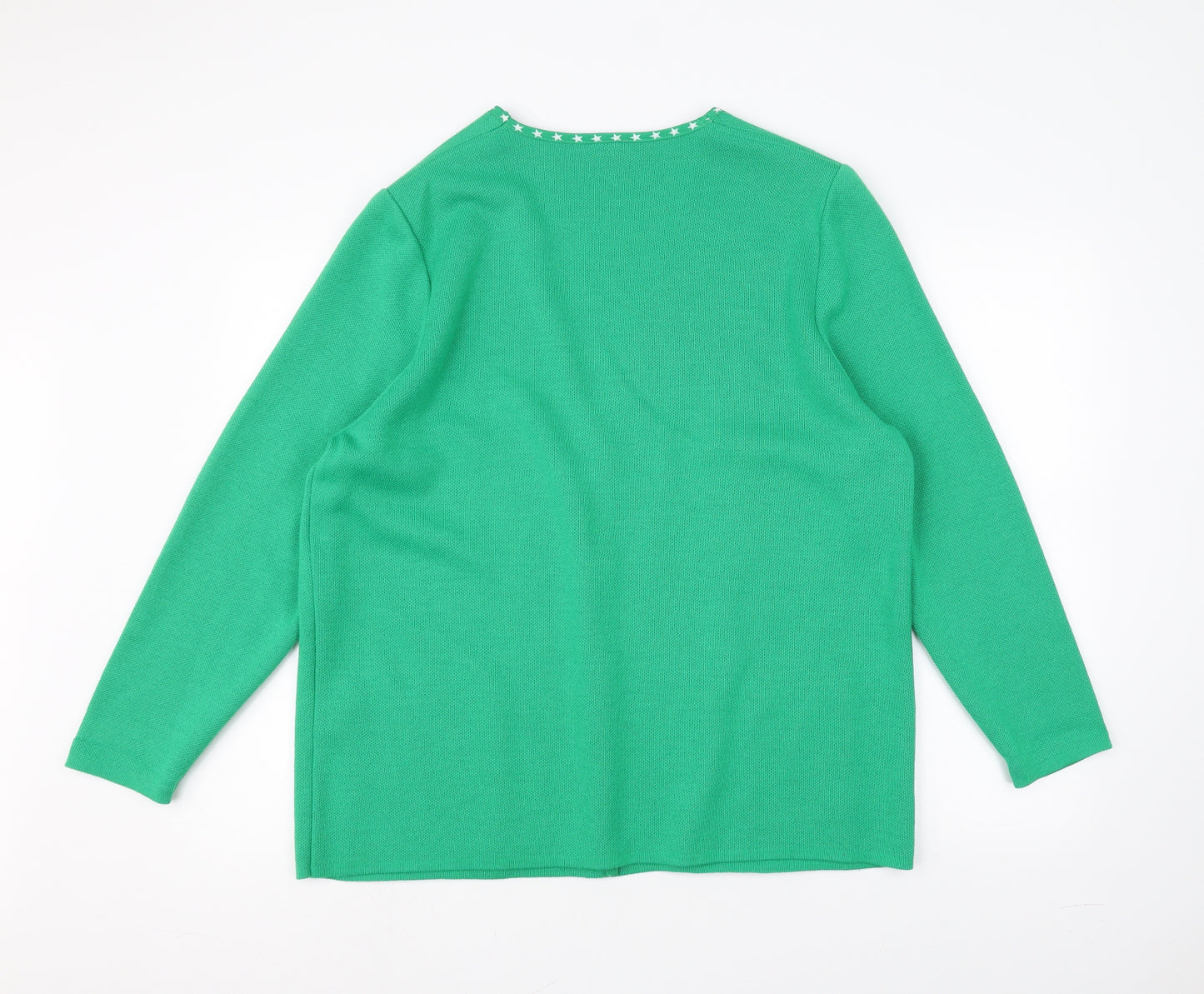 LUCIA Womens Green   Jacket Coatigan Size 20