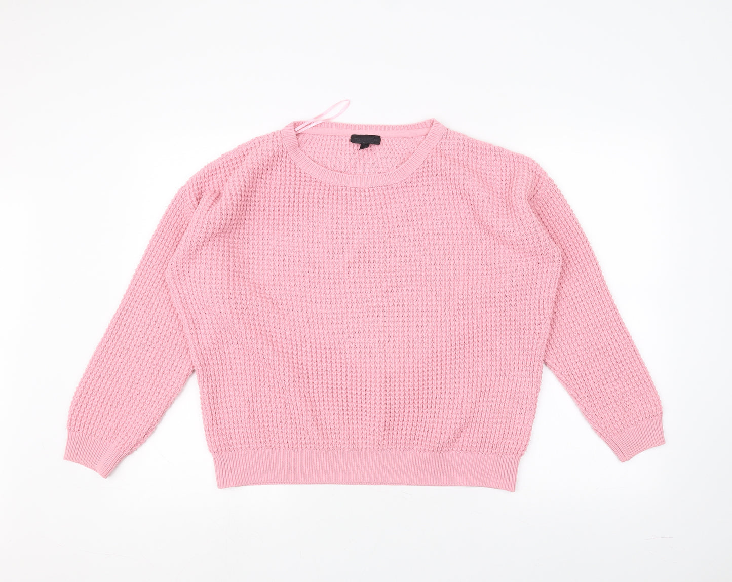 Topshop Womens Pink   Pullover Jumper Size 10