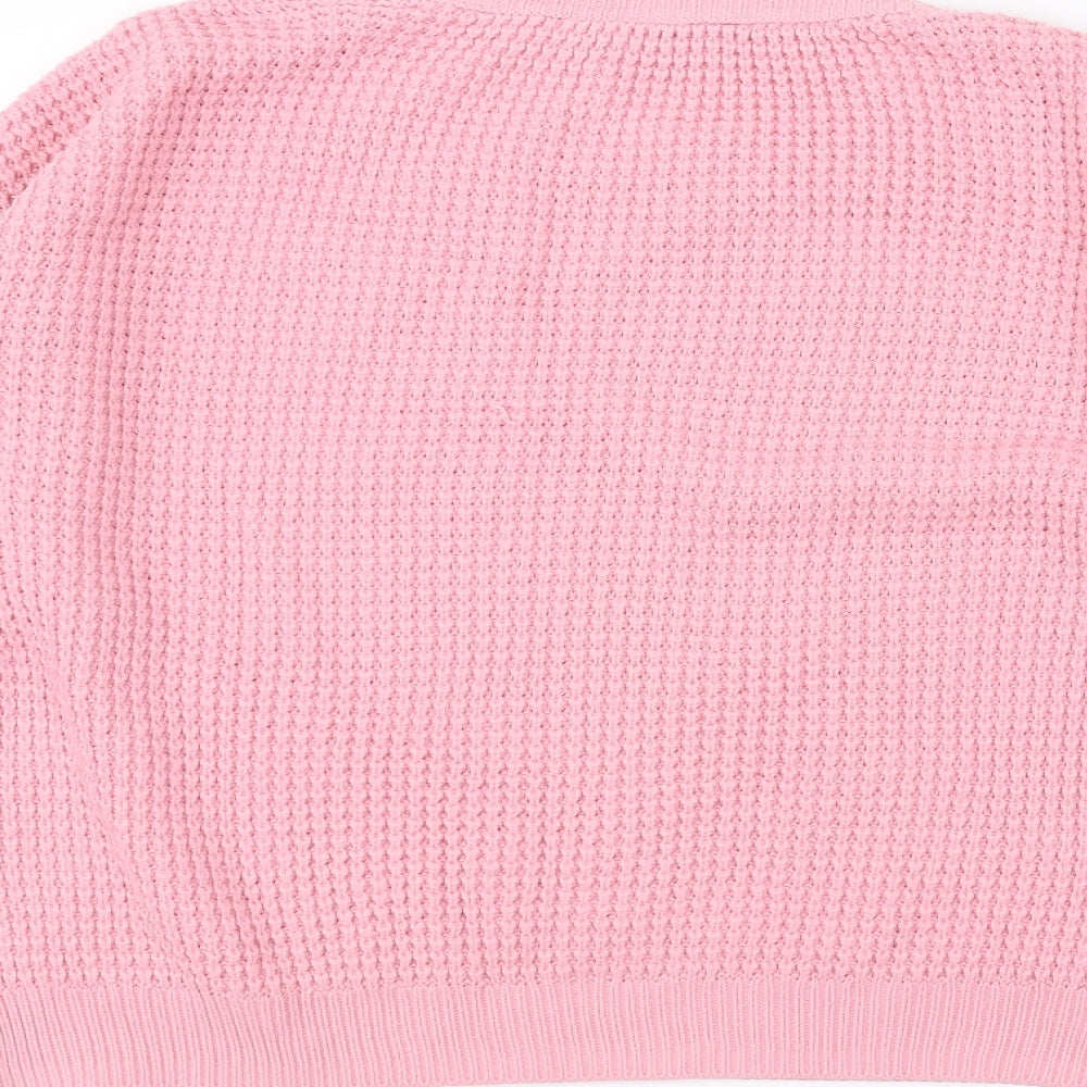 Topshop Womens Pink   Pullover Jumper Size 10