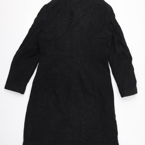 Preworn Womens Black   Overcoat Jacket Size M