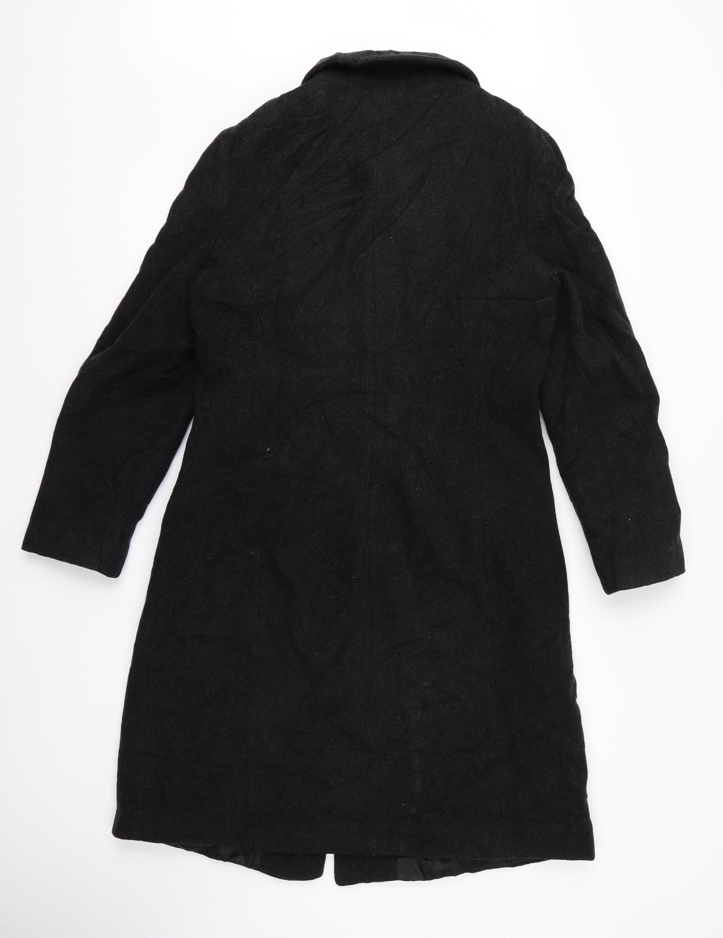 Preworn Womens Black   Overcoat Jacket Size M