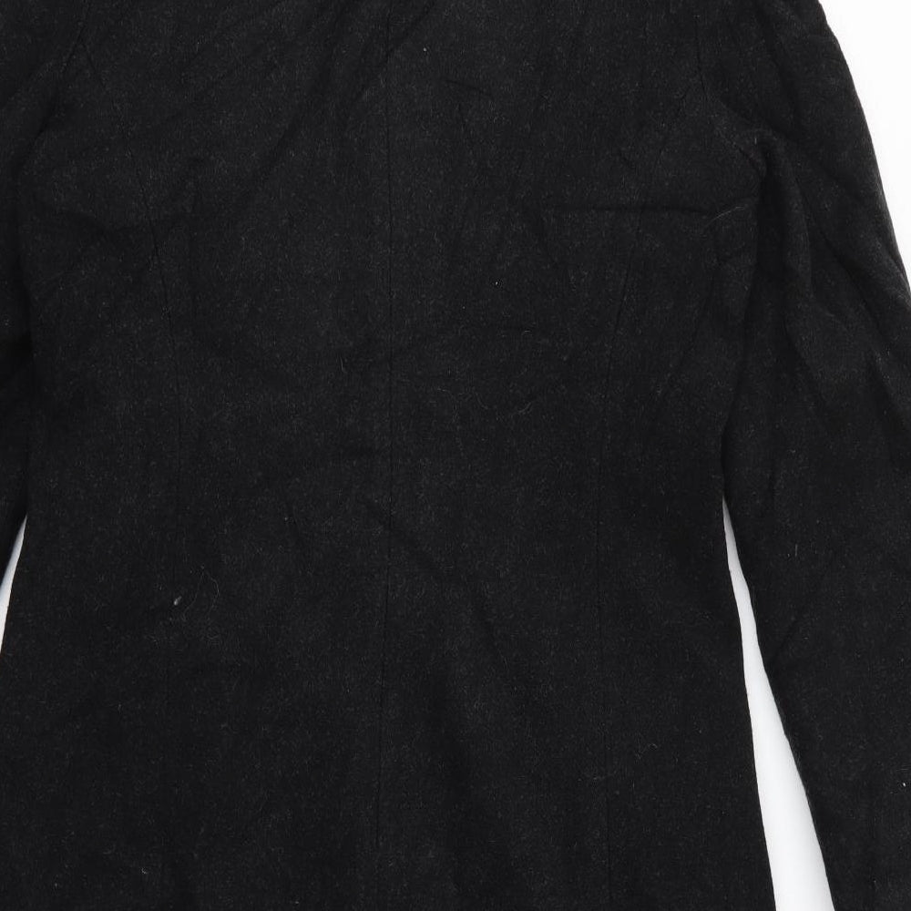Preworn Womens Black   Overcoat Jacket Size M