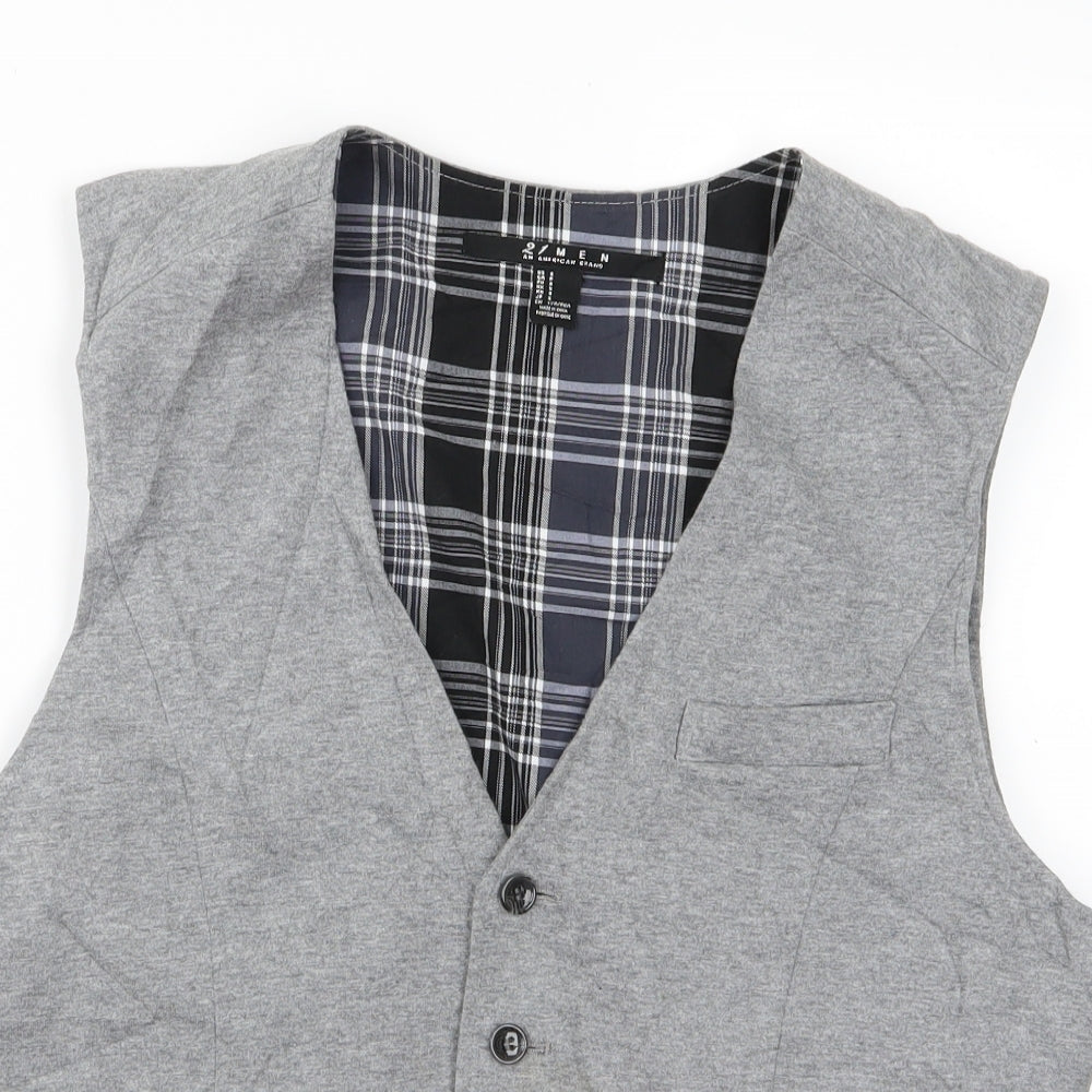 Preworn Mens Grey   Gilet Jacket Size M