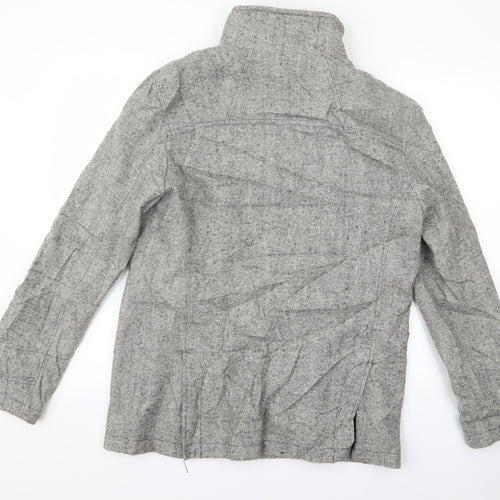 Tom Wolfe Womens Grey   Overcoat Jacket Size M