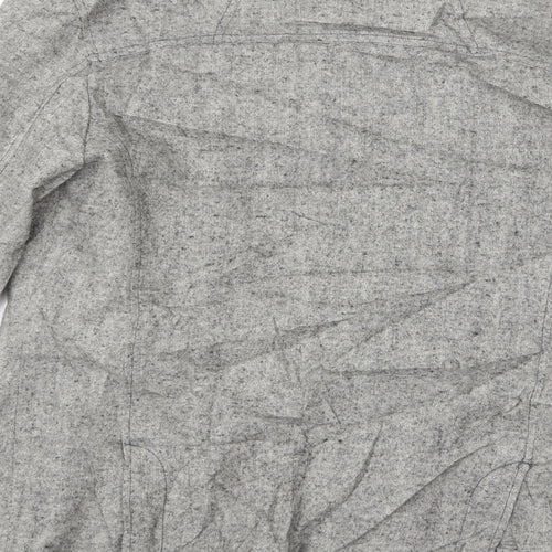 Tom Wolfe Womens Grey   Overcoat Jacket Size M