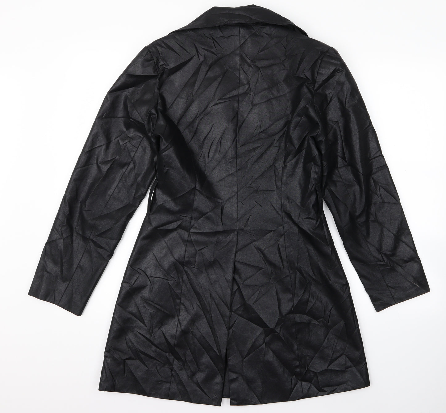 robe Womens Black   Overcoat Jacket Size 10