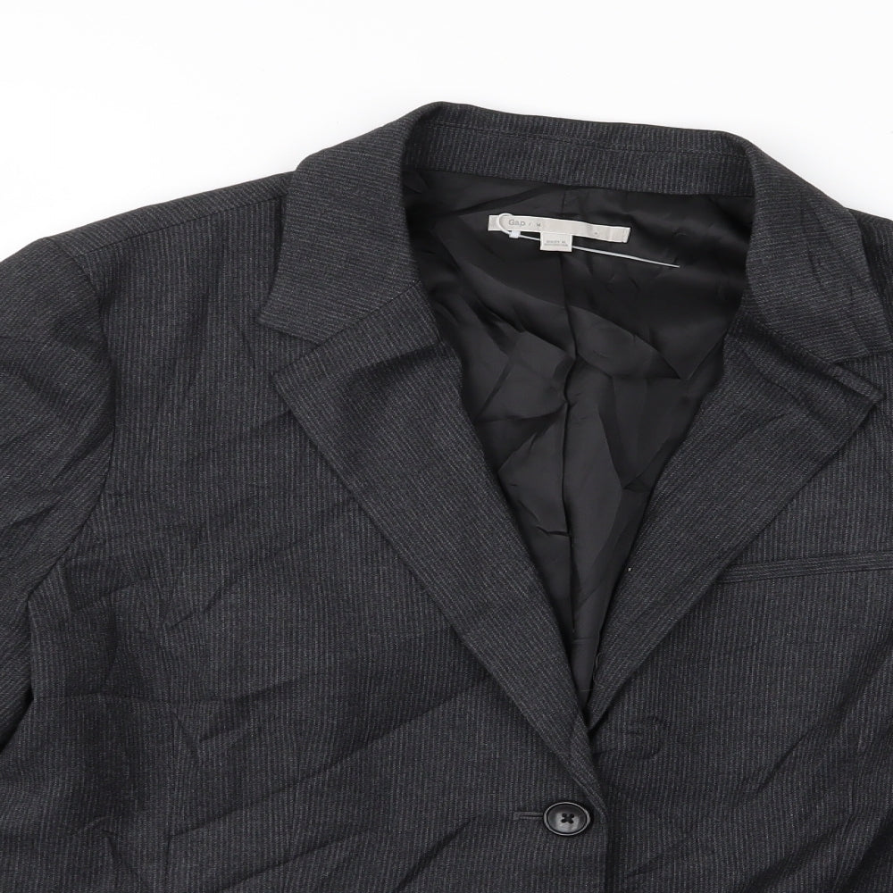 Gap Mens Grey Striped  Jacket  Size M