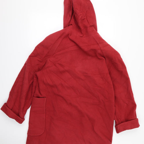 NuAge Womens Red   Overcoat Jacket Size L