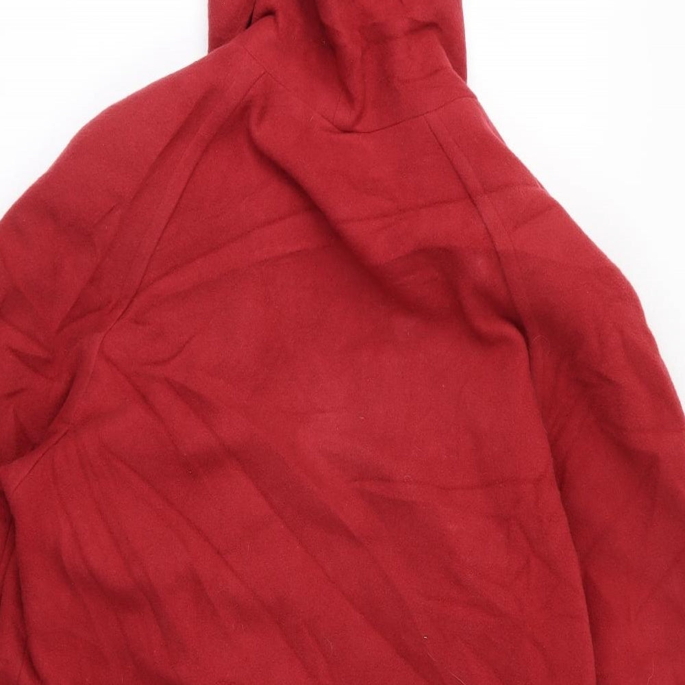 NuAge Womens Red   Overcoat Jacket Size L