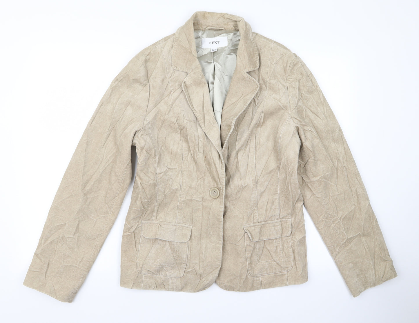 NEXT Womens Beige   Jacket  Size 16