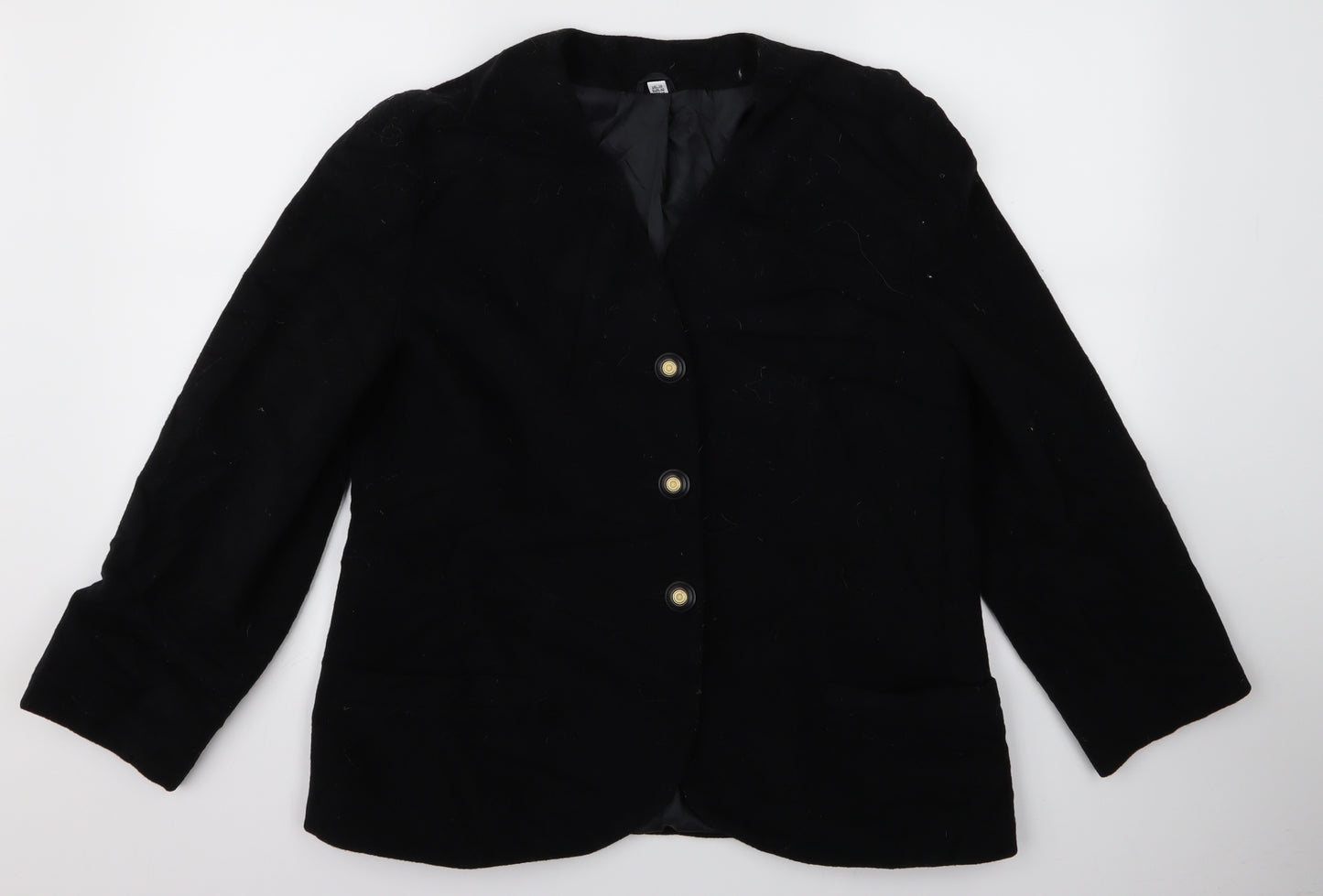 Preworn Womens Black   Jacket  Size 16