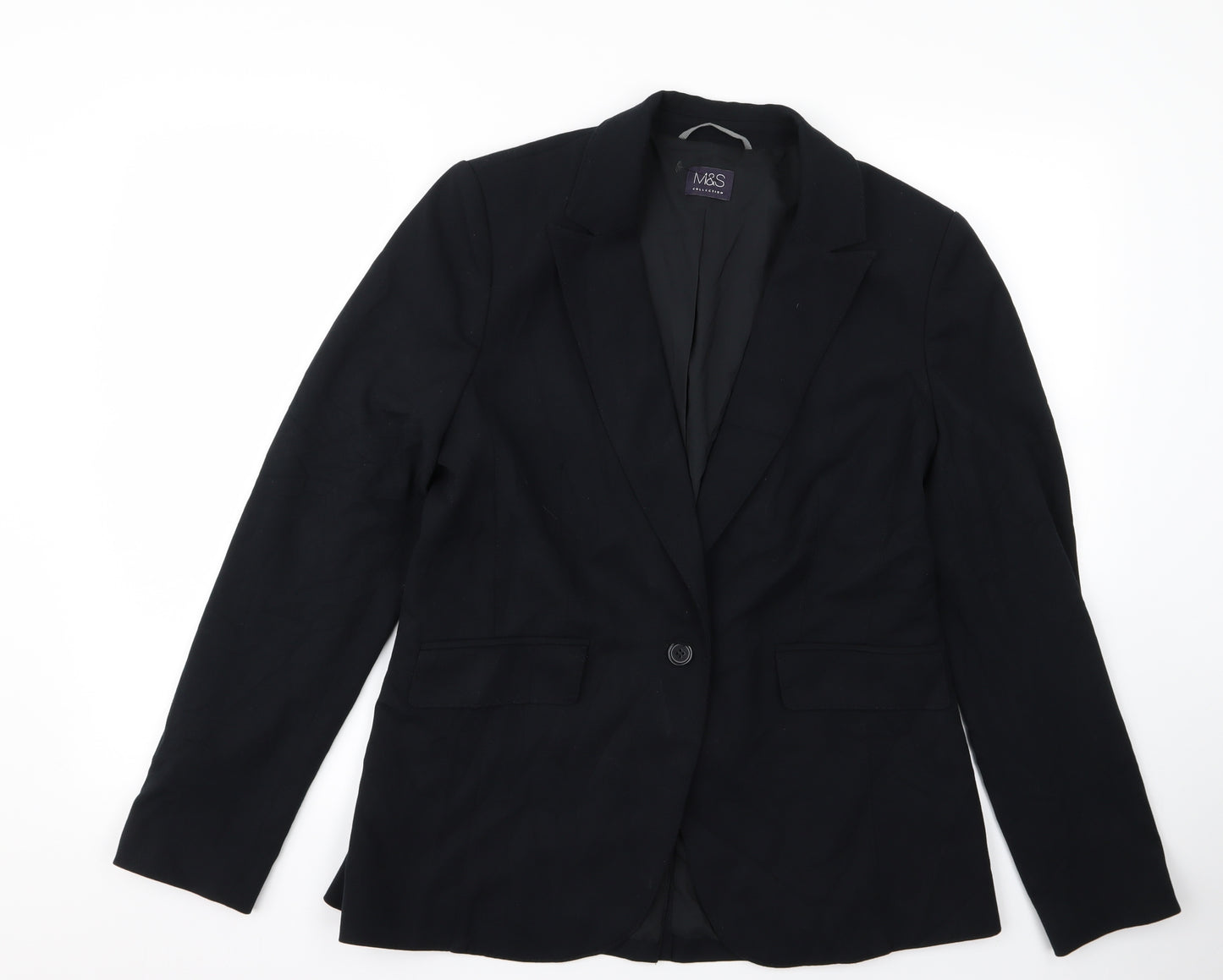 m&s Womens Black   Jacket  Size 14