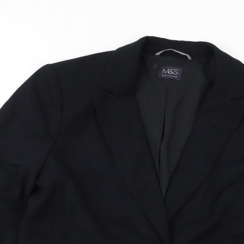 m&s Womens Black   Jacket  Size 14
