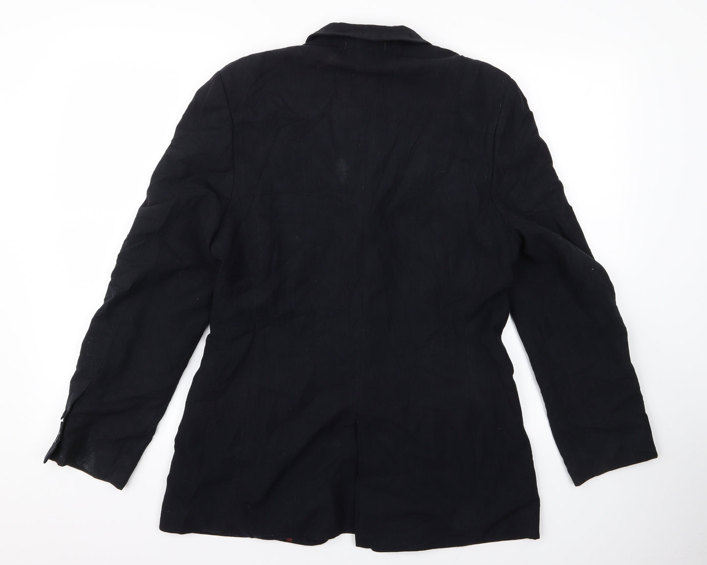 Preworn Womens Blue Striped  Jacket  Size 12