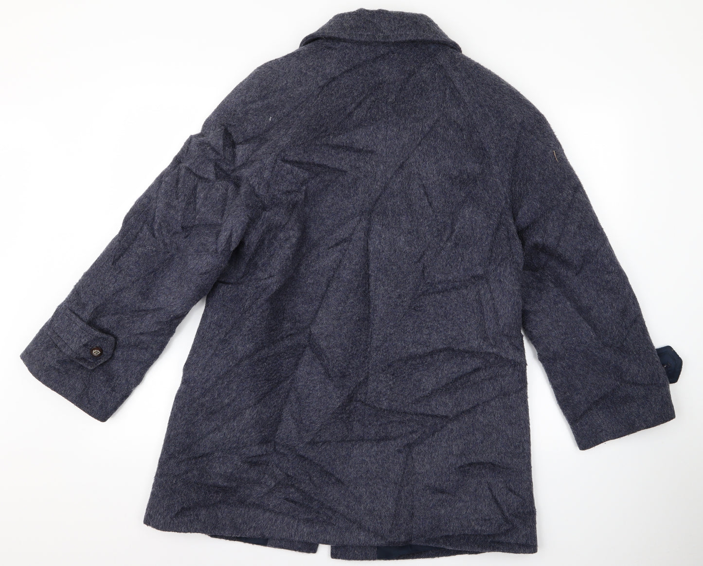 Variations Mens Blue   Overcoat Jacket Size L