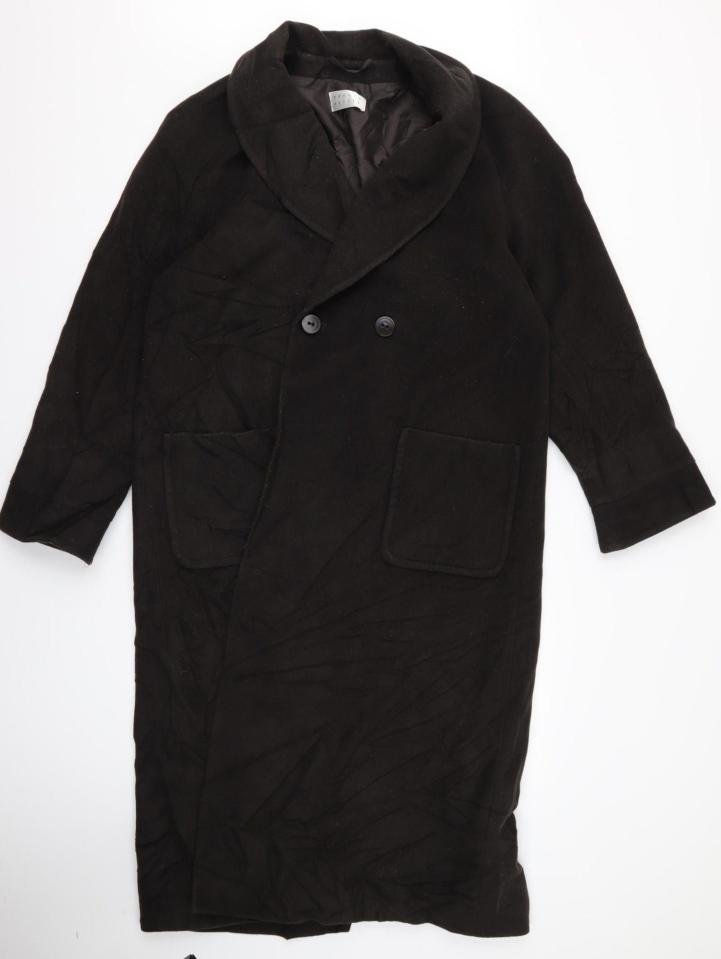 petite Womens Brown   Parka Jacket Size 14