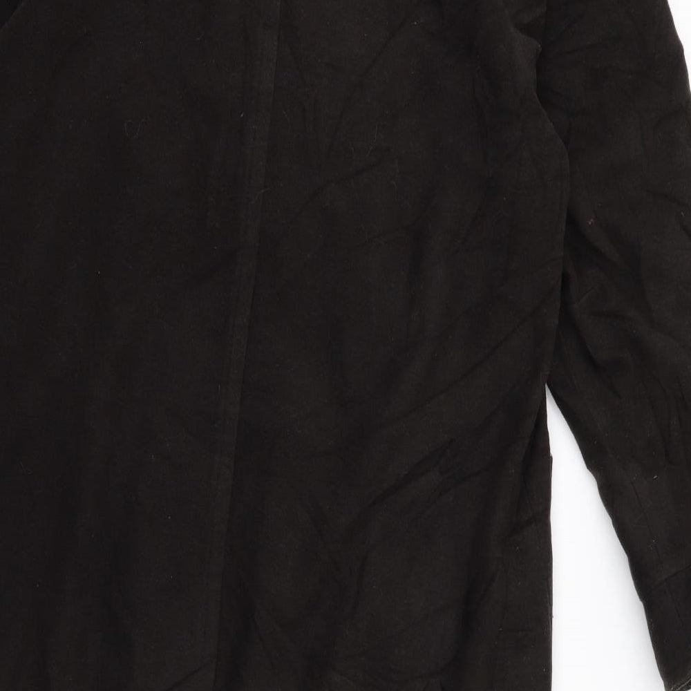 petite Womens Brown   Parka Jacket Size 14