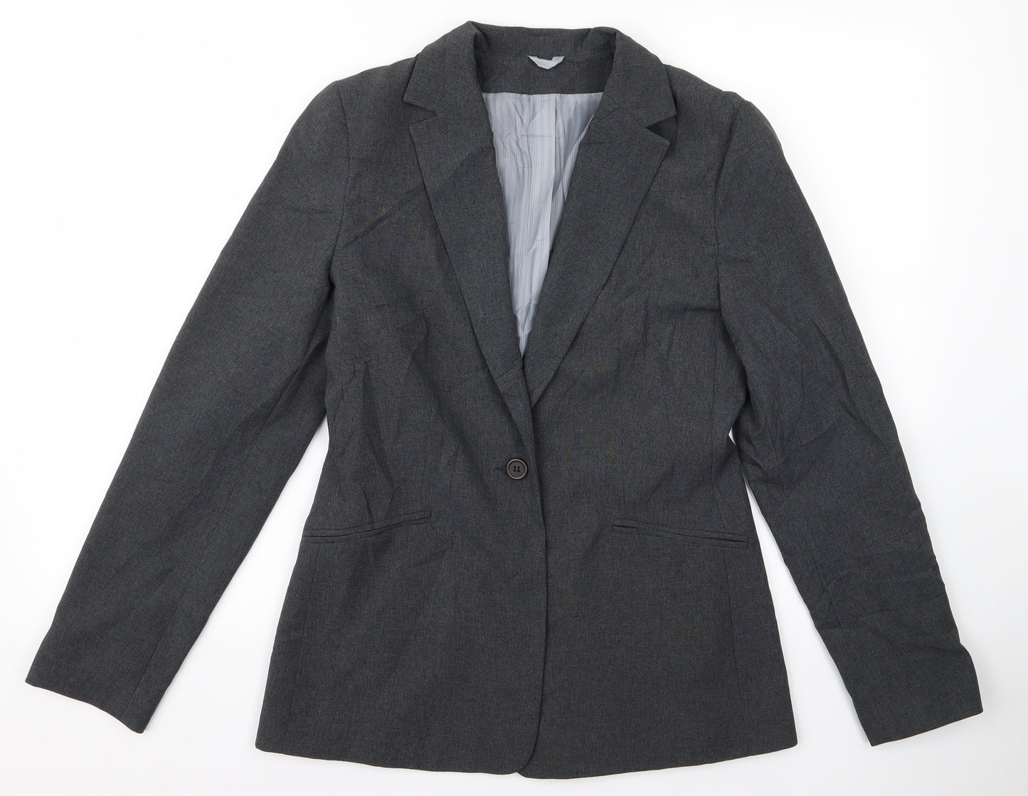 Topshop Womens Grey   Jacket  Size 10