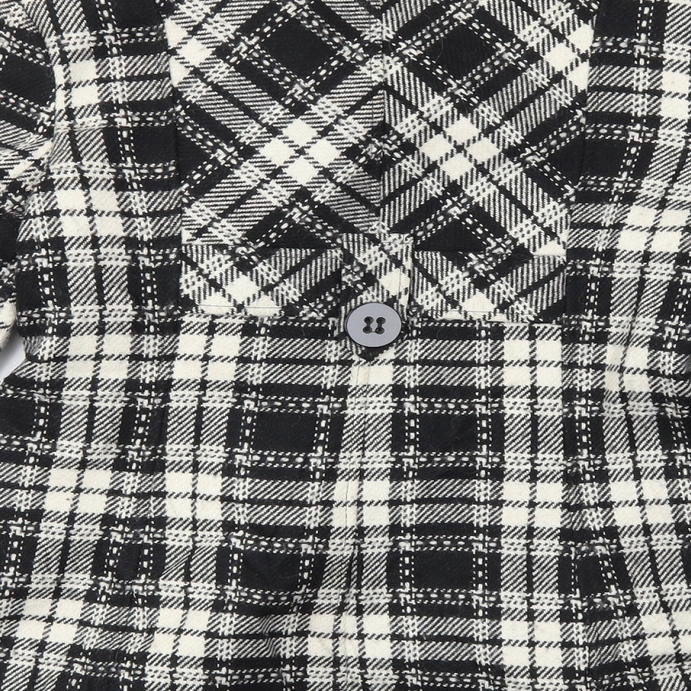 debanhams Womens White   Overcoat Jacket Size 14