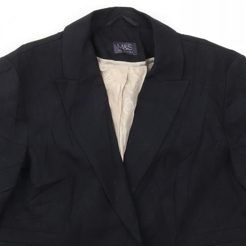 m&s Womens Black   Jacket  Size 12