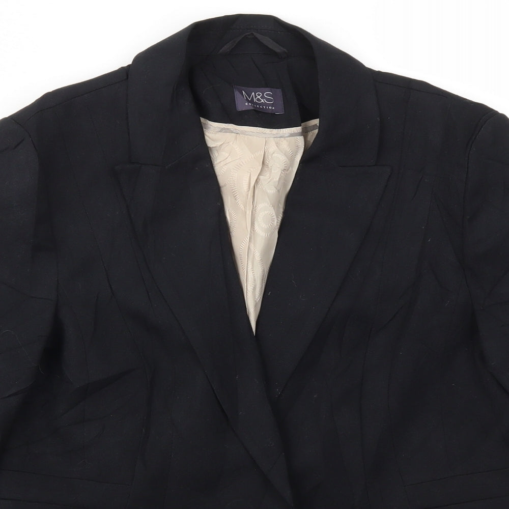 m&s Womens Black   Jacket  Size 12