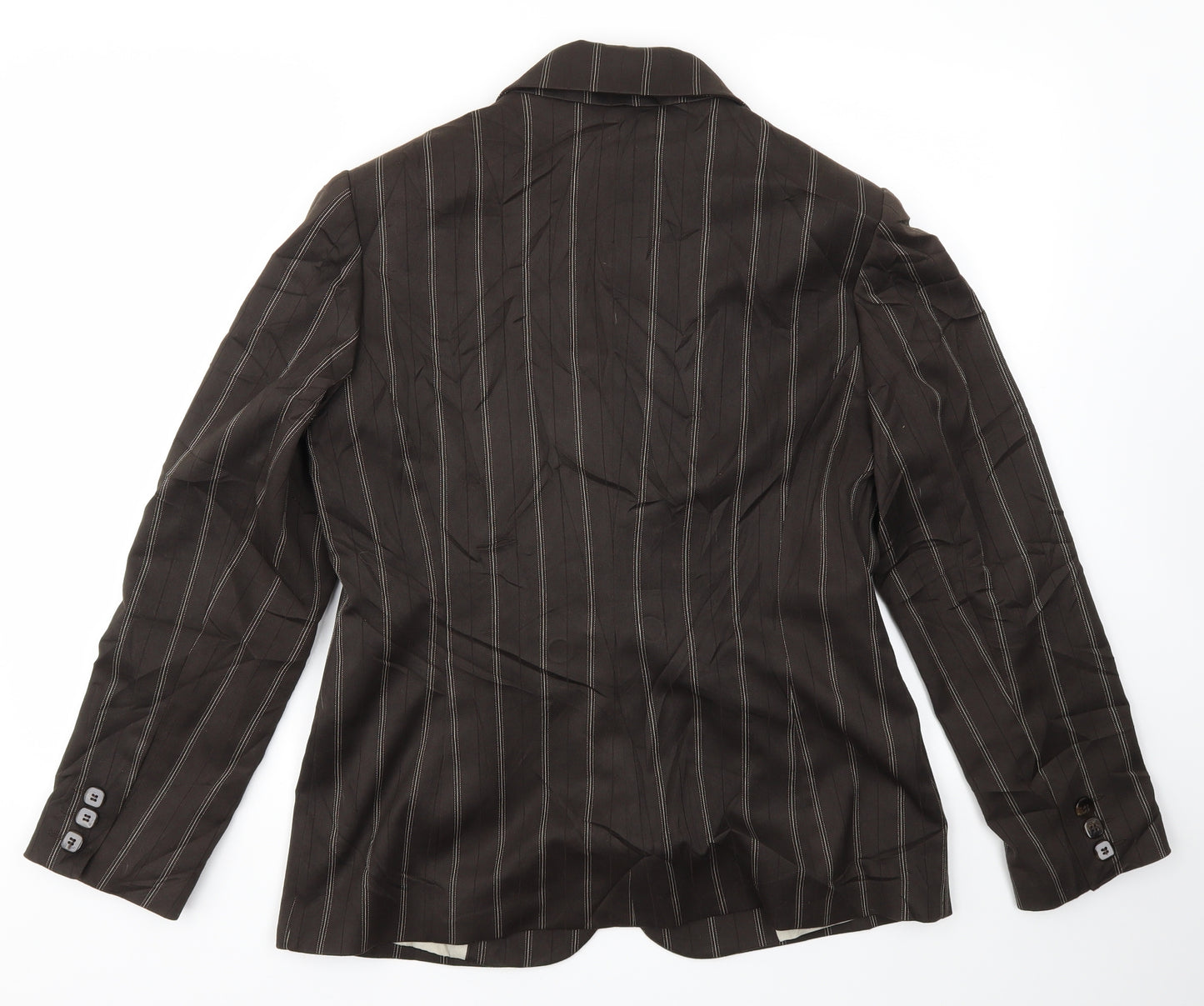 NEXT Womens Brown Striped  Jacket  Size 14