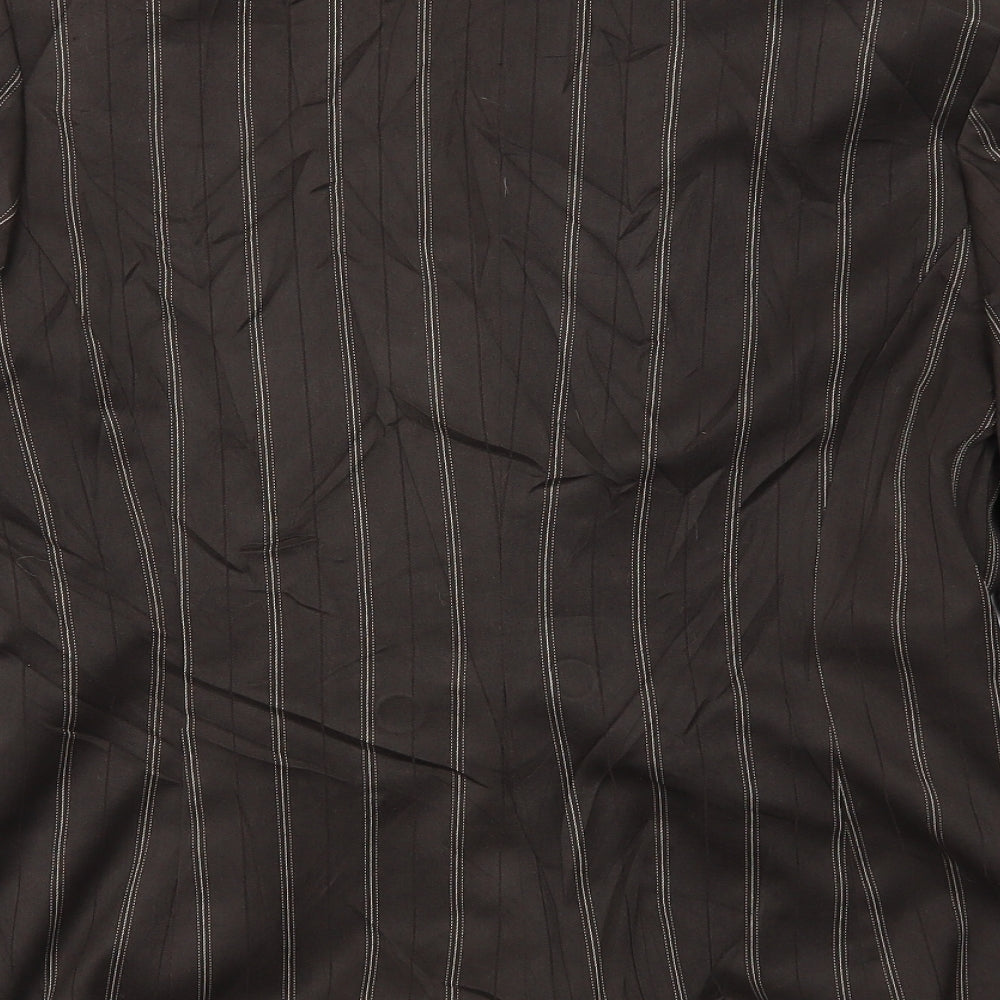 NEXT Womens Brown Striped  Jacket  Size 14