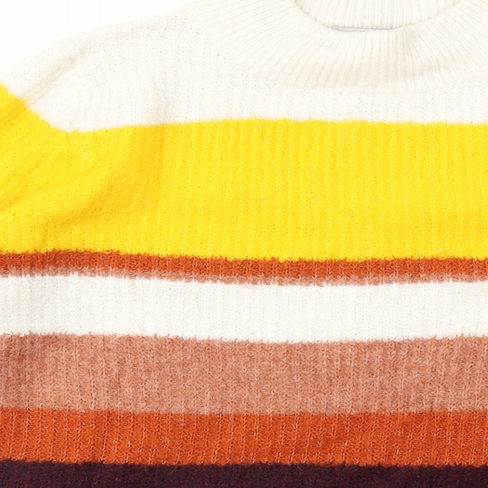 TU Womens Multicoloured Striped  Pullover Jumper Size 12