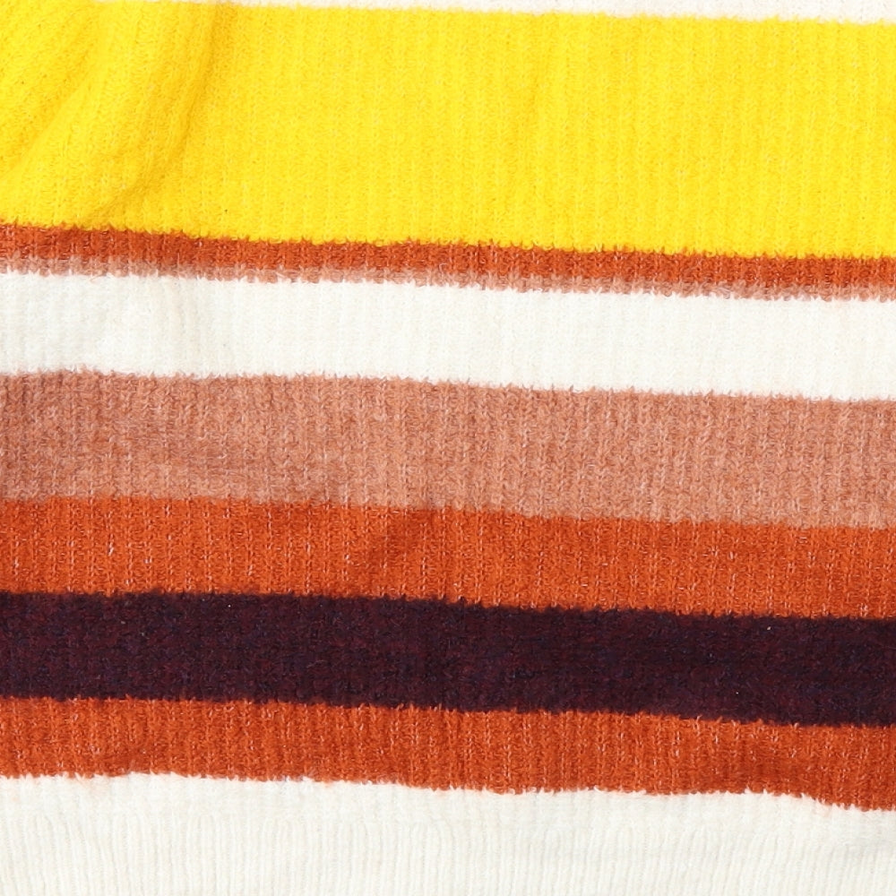 TU Womens Multicoloured Striped  Pullover Jumper Size 12