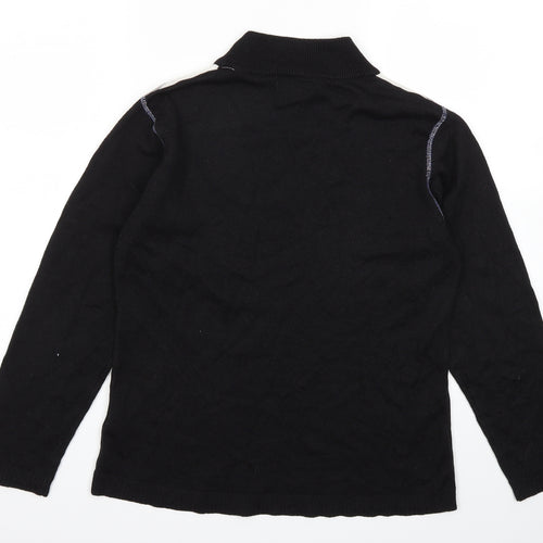 paramre Mens Black   Pullover Jumper Size M