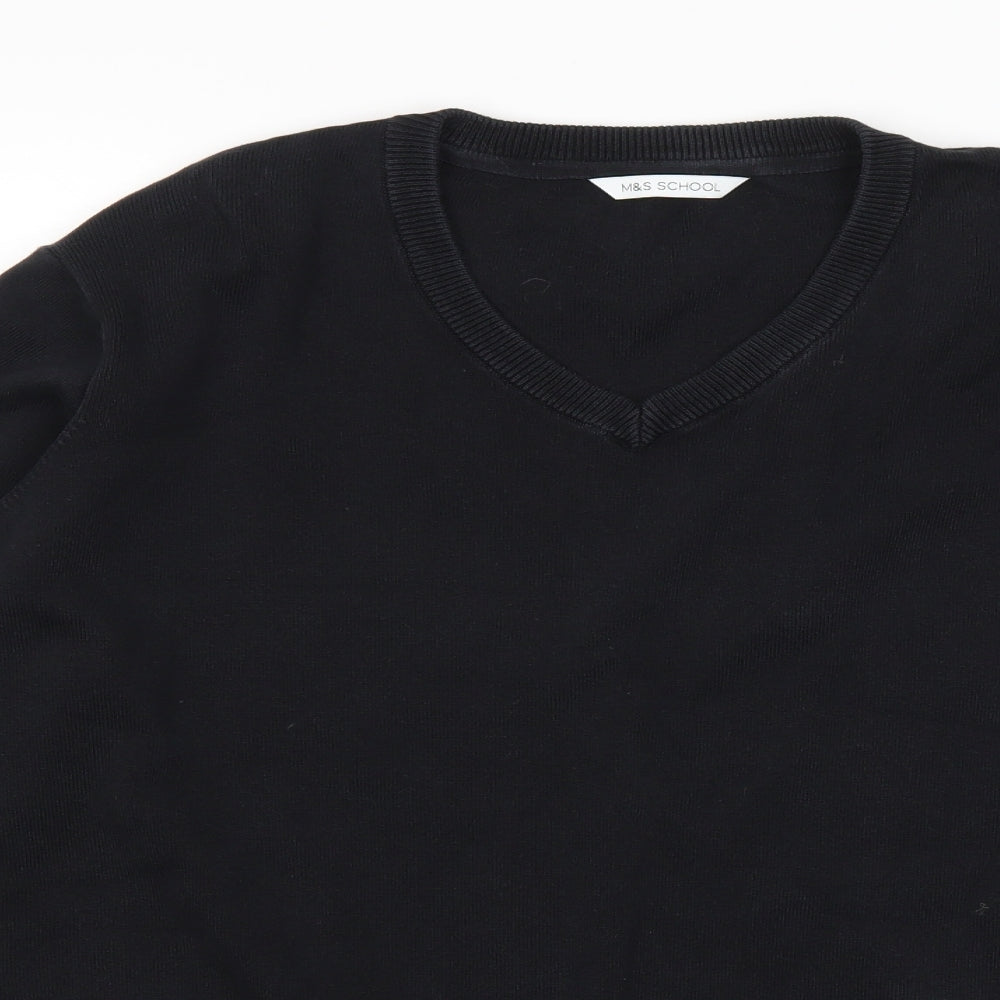 m&s Womens Black   Pullover Jumper Size M