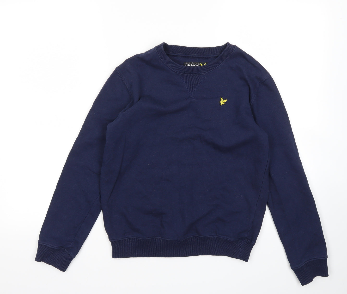 Lyle & Scott Boys Blue   Pullover Jumper Size 12 Years