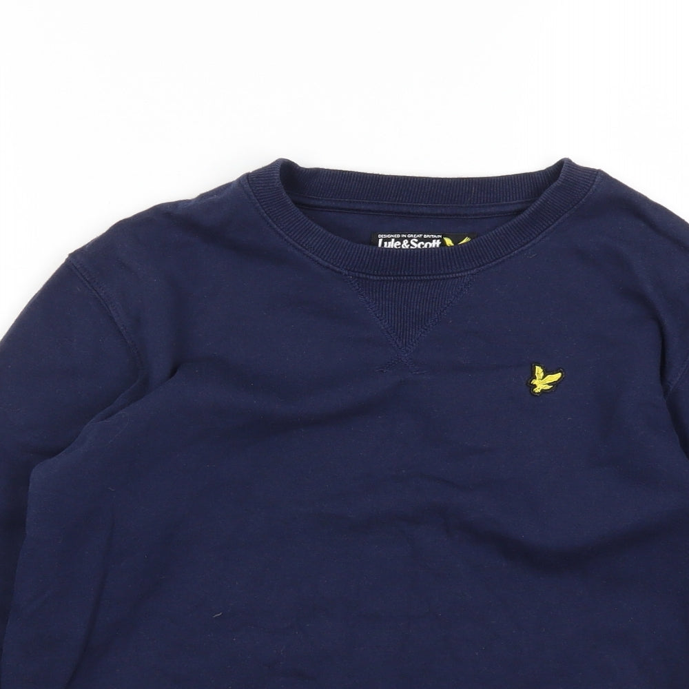 Lyle & Scott Boys Blue   Pullover Jumper Size 12 Years