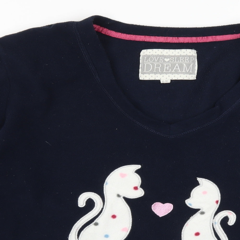 Preworn Womens Blue   Pullover Jumper Size 16  - cat