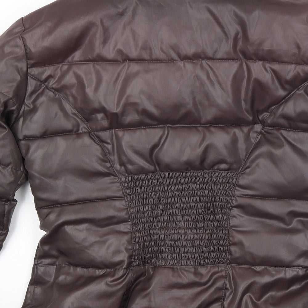 Firetrap Womens Brown   Puffer Jacket Jacket Size XS