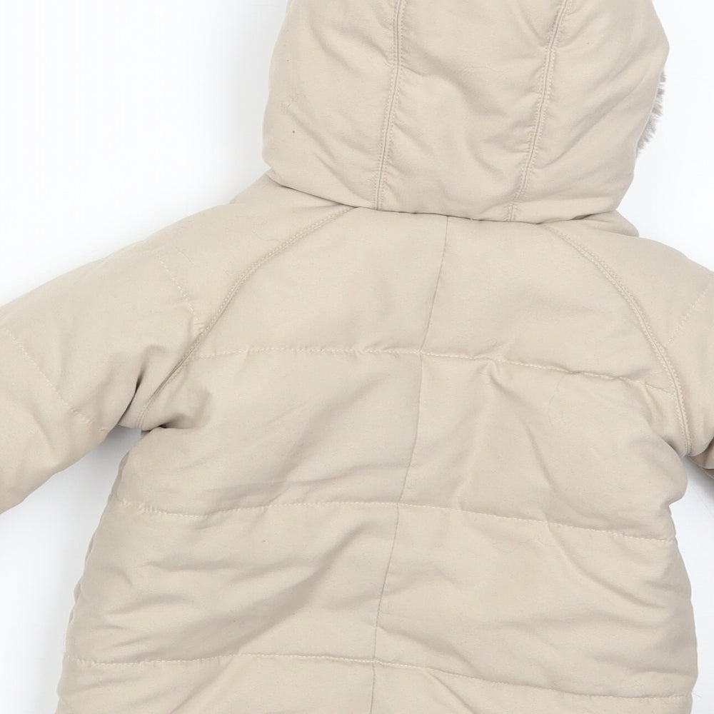 George  Beige   Puffer Jacket Jacket Size 12 Months
