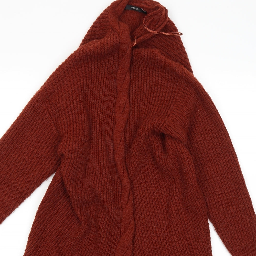 George Womens Orange   Cardigan Jumper Size 12