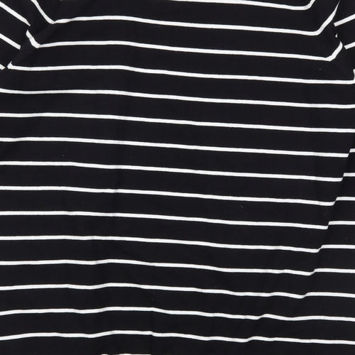 love  Womens Black Striped  Cardigan Jumper Size 18