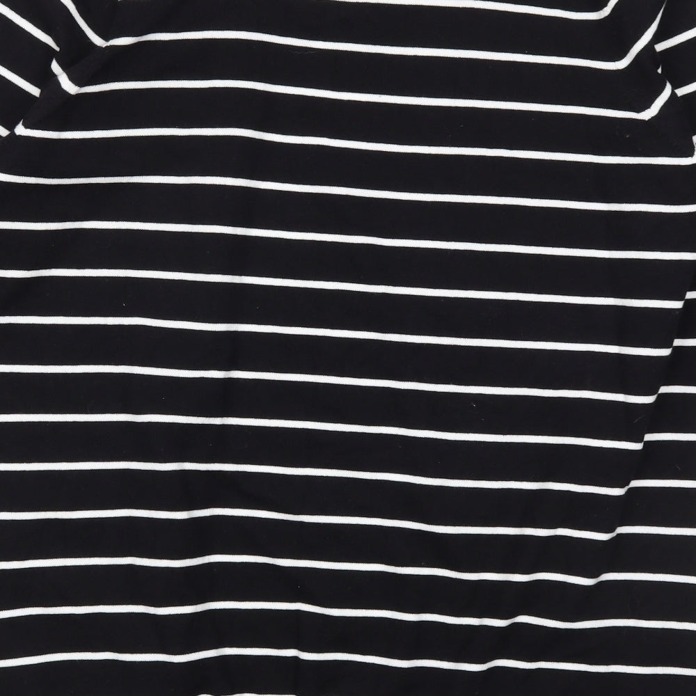 love  Womens Black Striped  Cardigan Jumper Size 18