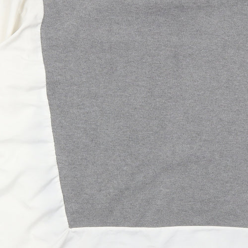Preworn Mens Grey  Rayon Pullover Jumper Size M