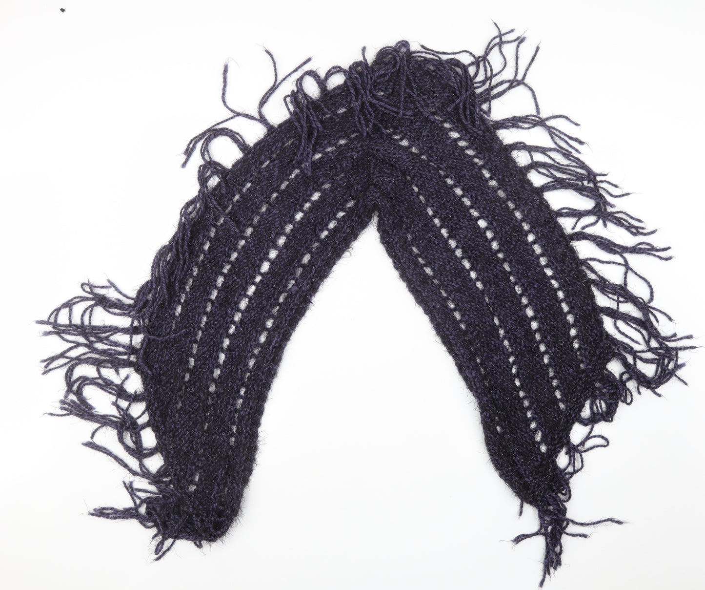 Preworn Womens Purple  Knit  Shawl/Wrap